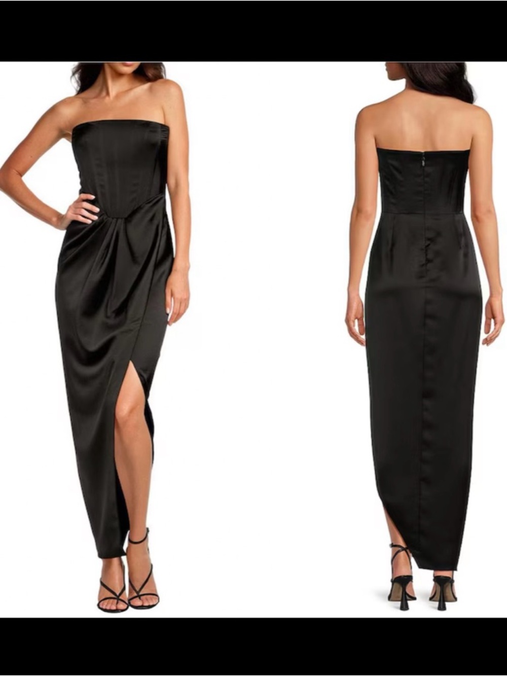 Gianni Bini Daphne Satin Sleeveless Dress